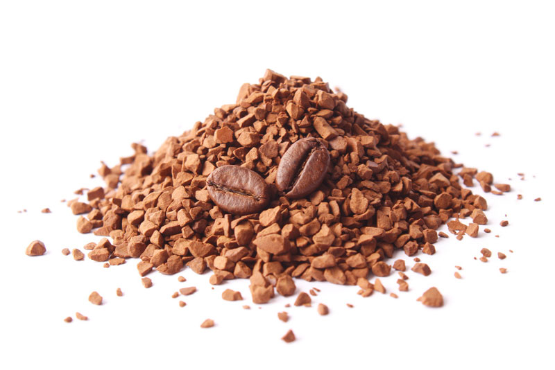 Freeze-dried coffee granules with retained structure and aroma